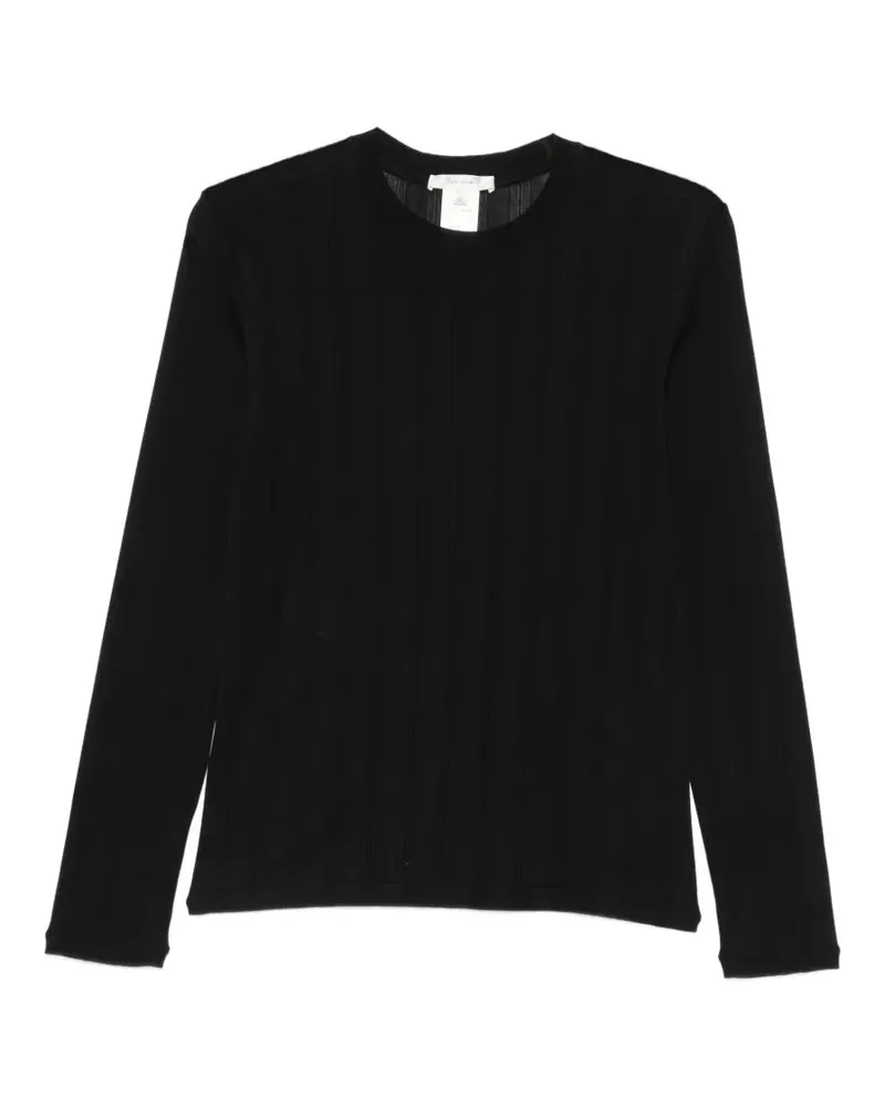 The Row Dantea Langarmshirt aus geripptem Strick - Schwarz Schwarz
