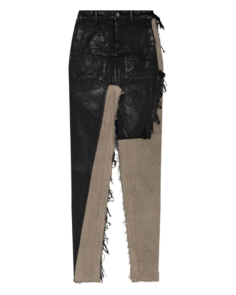 Rick Owens Concordians Maxirock mit Einsätzen - Schwarz Schwarz