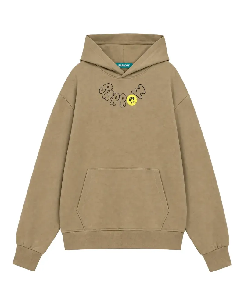 BARROW Hoodie mit Teddy-Print - Nude Nude
