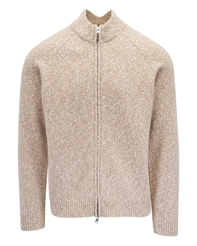 Peter Millar Cardigan mit Reißverschluss - Nude Nude