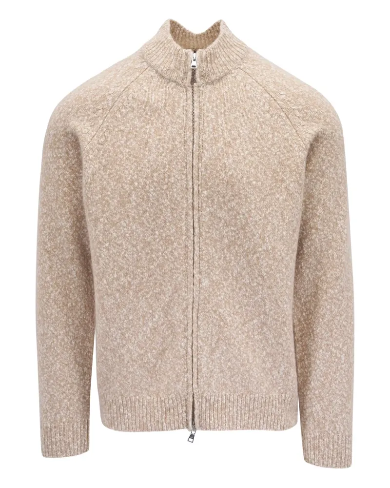 Peter Millar Cardigan mit Reißverschluss - Nude Nude