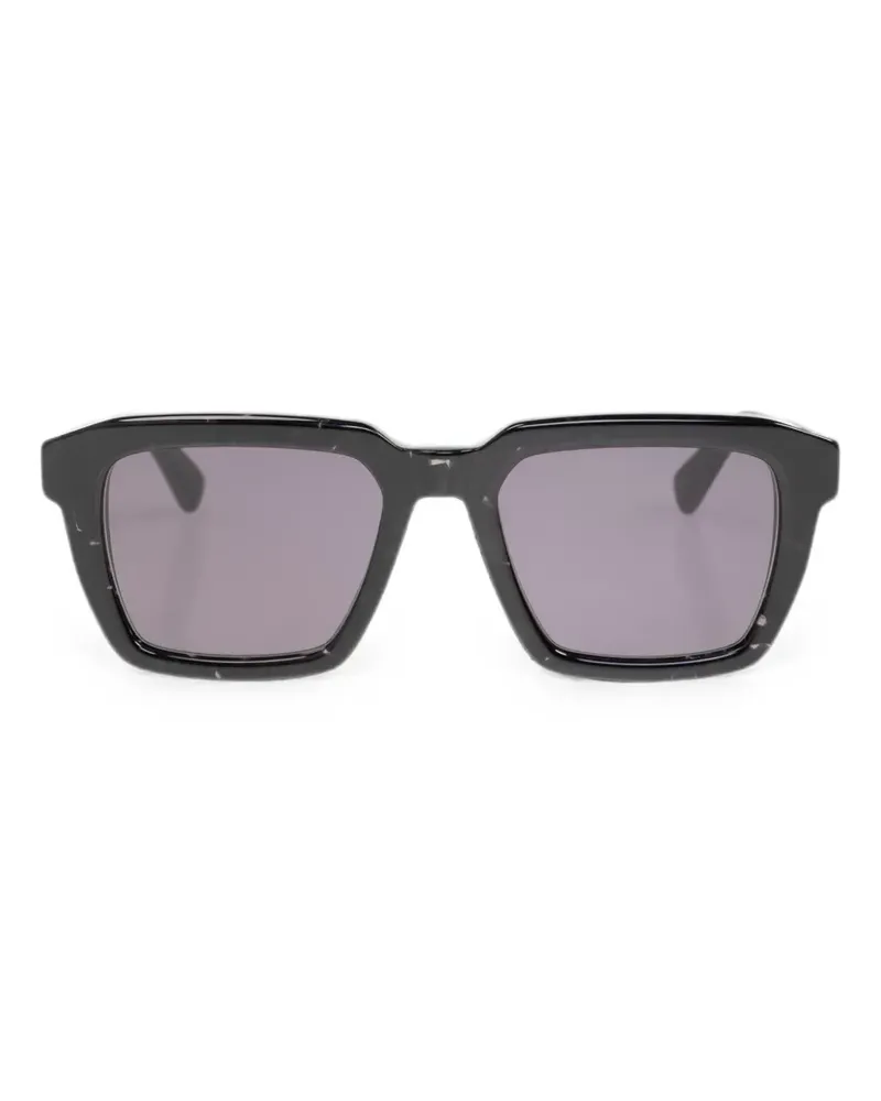 Mykita Sonnenbrille mit eckigem Gestell - Schwarz Schwarz