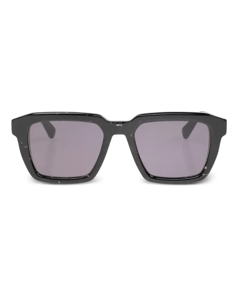Mykita Sonnenbrille mit eckigem Gestell - Schwarz Schwarz