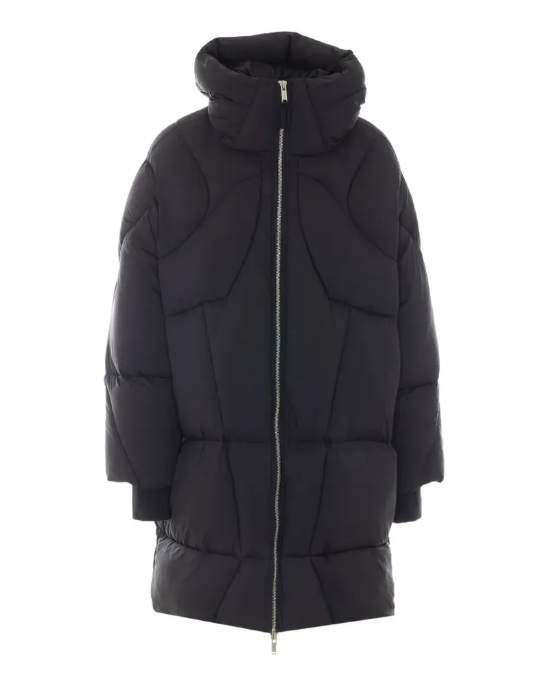 THOM KROM padded hooded parka - Schwarz Schwarz