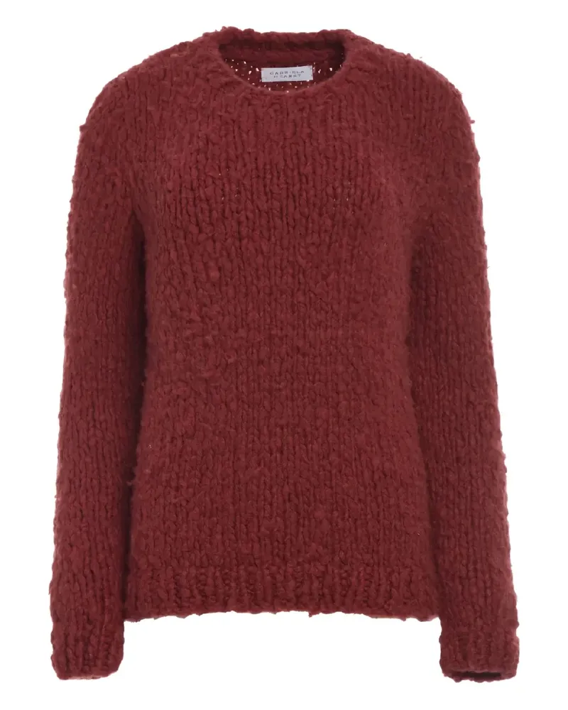 Gabriela Hearst Strukturierter Pullover - Rot Rot
