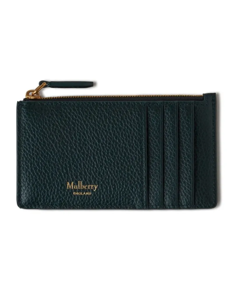 Mulberry Continental Kartenetui mit Logo-Stempel - Grün Grün