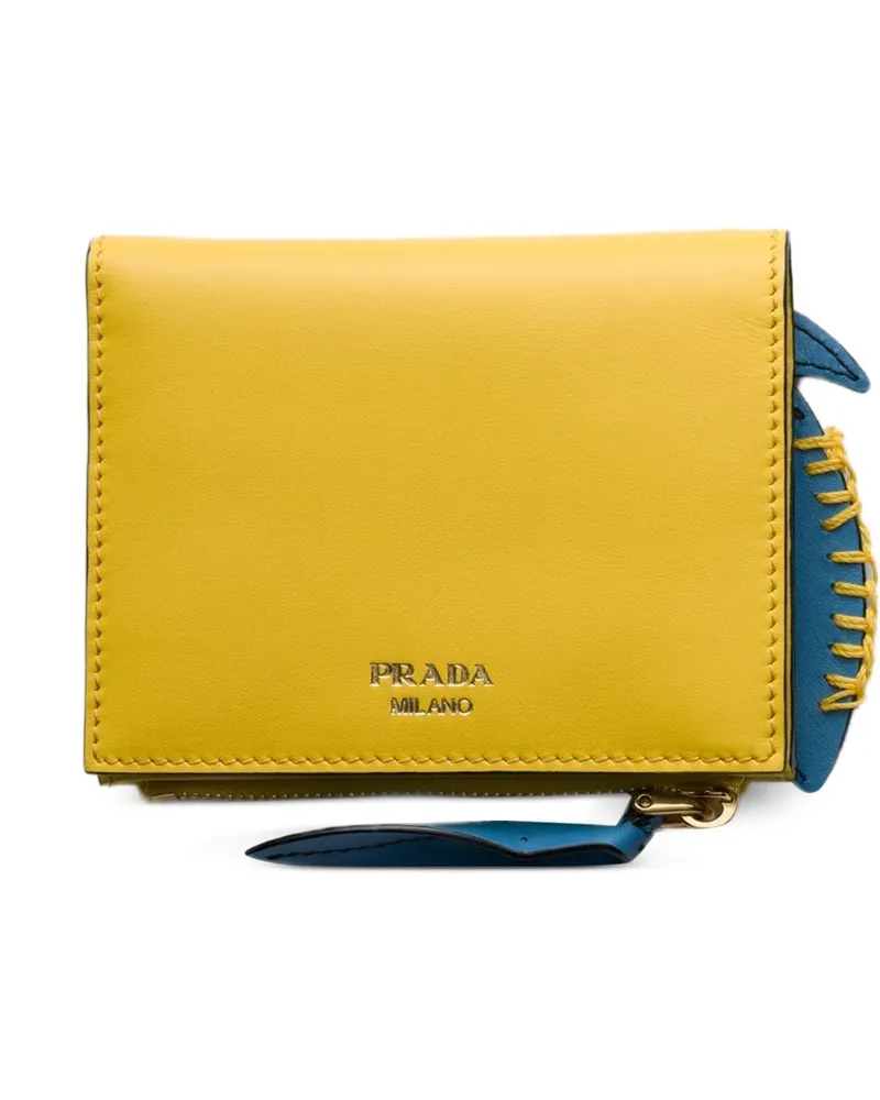 Prada small leather wallet - Gelb Gelb