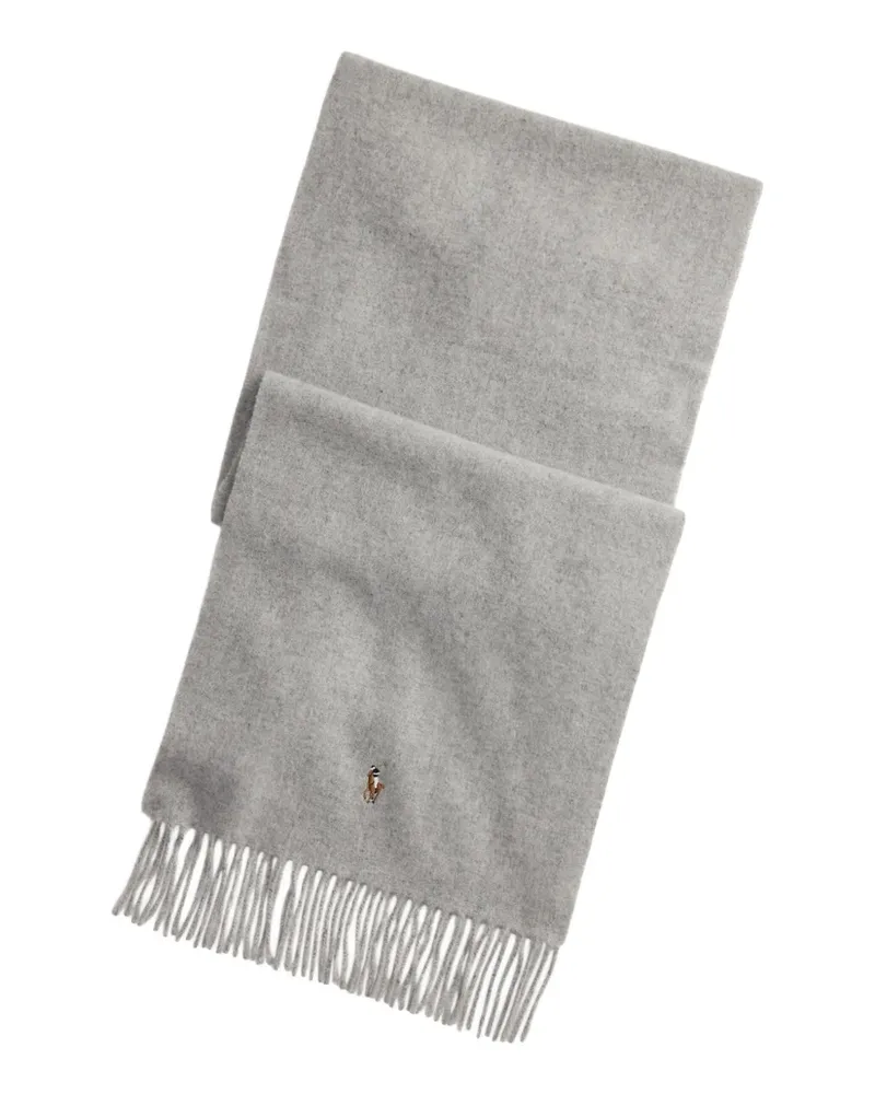 Ralph Lauren Schal mit Fransen - Grau Grau