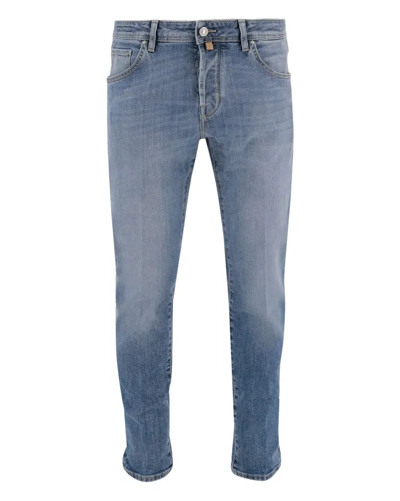 Jacob Cohën five-pocket button-fly jeans - Blau Blau