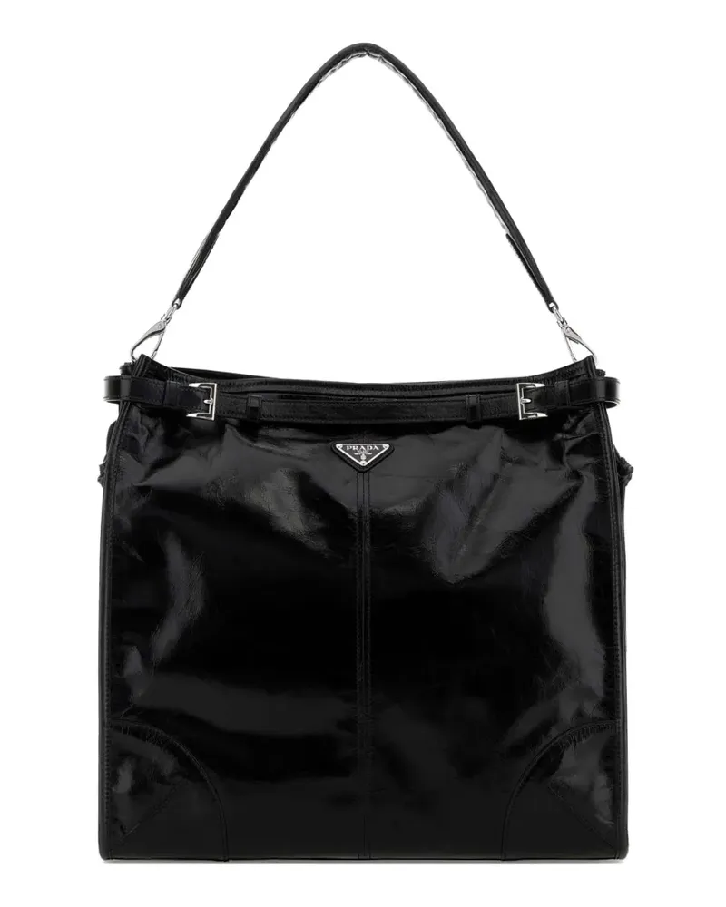 Prada Bonnie leather tote bag - Schwarz Schwarz