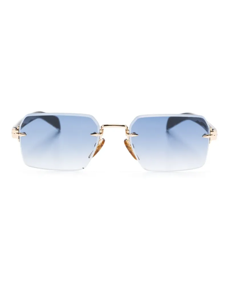 EYEWEAR by DAVID BECKHAM DB 7109/S Sonnenbrille mit geometrischem Gestell - Gold Gold