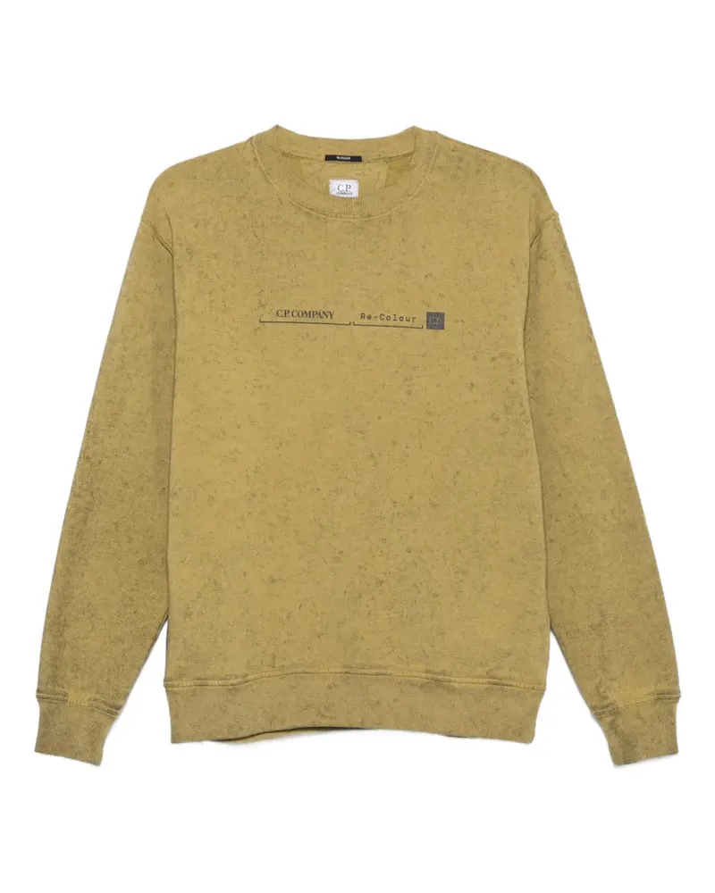C.P. Company Sweatshirt mit Logo-Print - Grün Grün