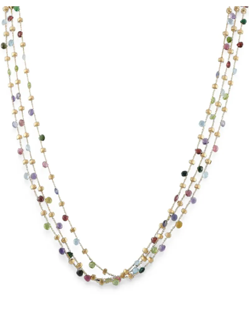 Marco Bicego multi-strand gemstone necklace - Gold Gold