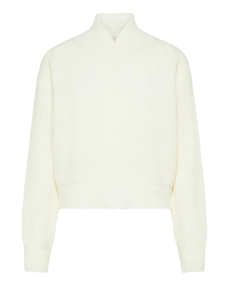 CRUNA V-neck ribber-knit sweater - Nude Nude