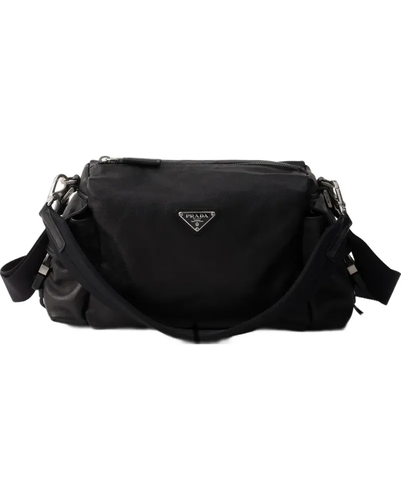 Prada Explore leather bag - Schwarz Schwarz