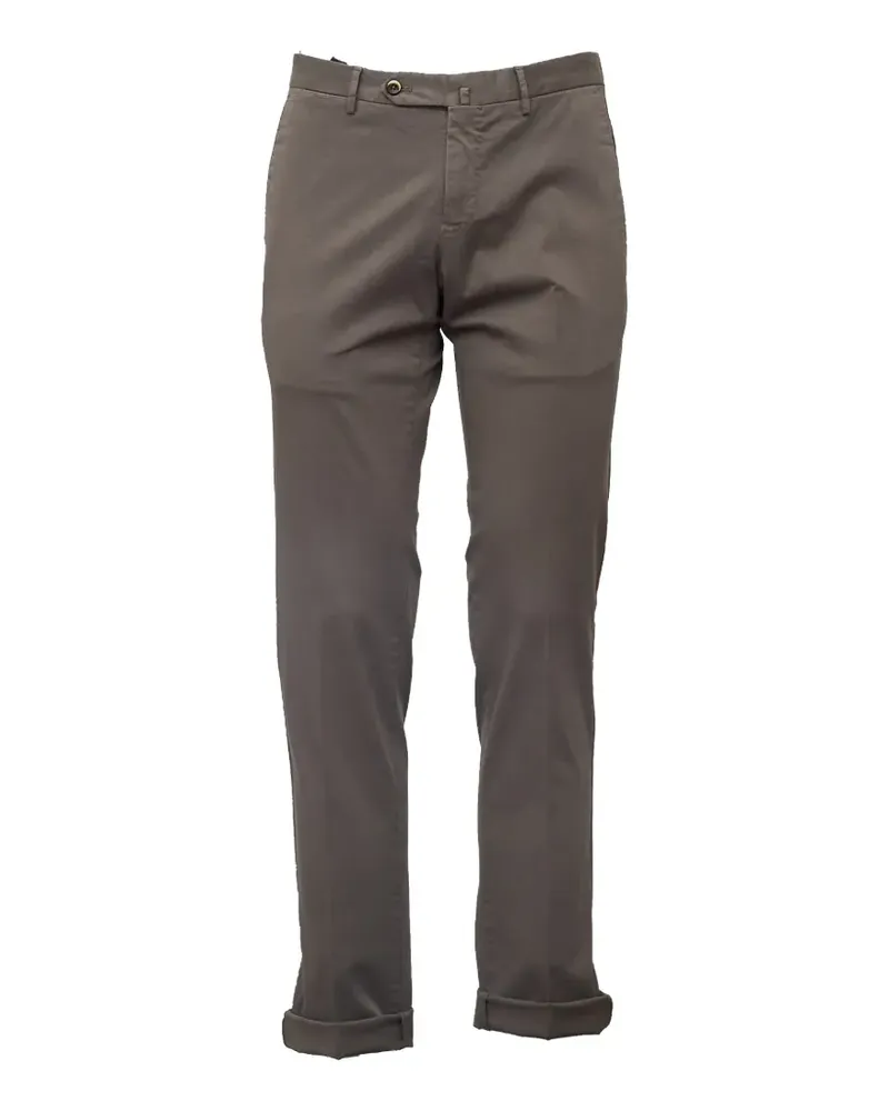 PT TORINO pressed-crease slim-fit trousers - Grau Grau