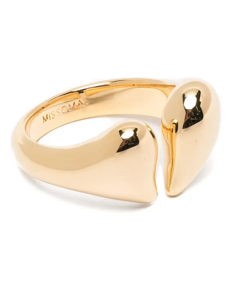 Missoma Molten Heartbreaker ring - Gold Gold