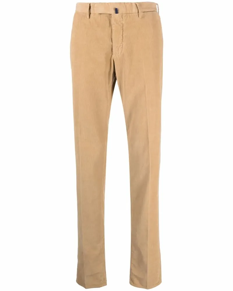 Incotex Cordhose mit geradem Bein - Nude Nude