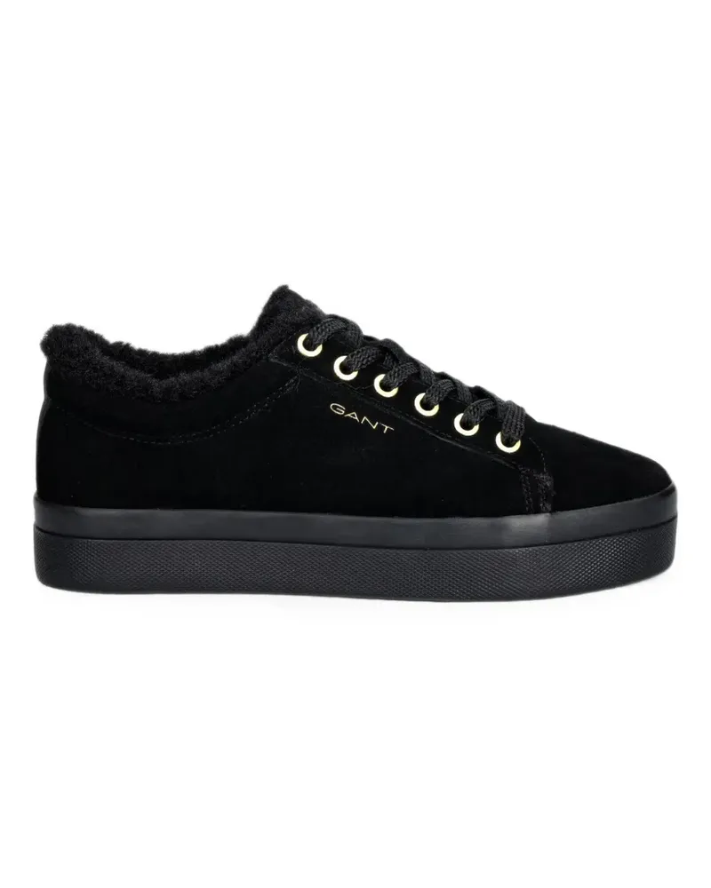 Gant Sneakers mit Shearlingbesatz - Schwarz Schwarz