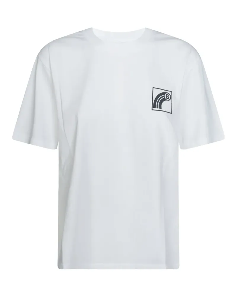 Maison Margiela graphic-print T-shirt - Weiß Weiß