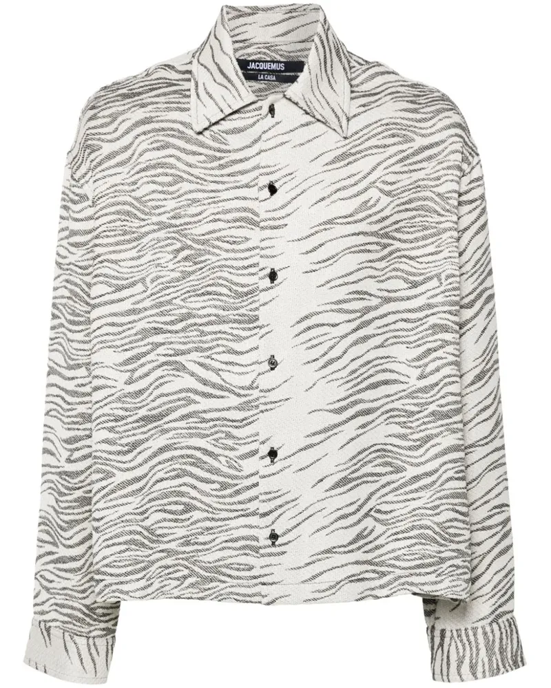 Jacquemus La chemise Corto Hemd - Nude Nude