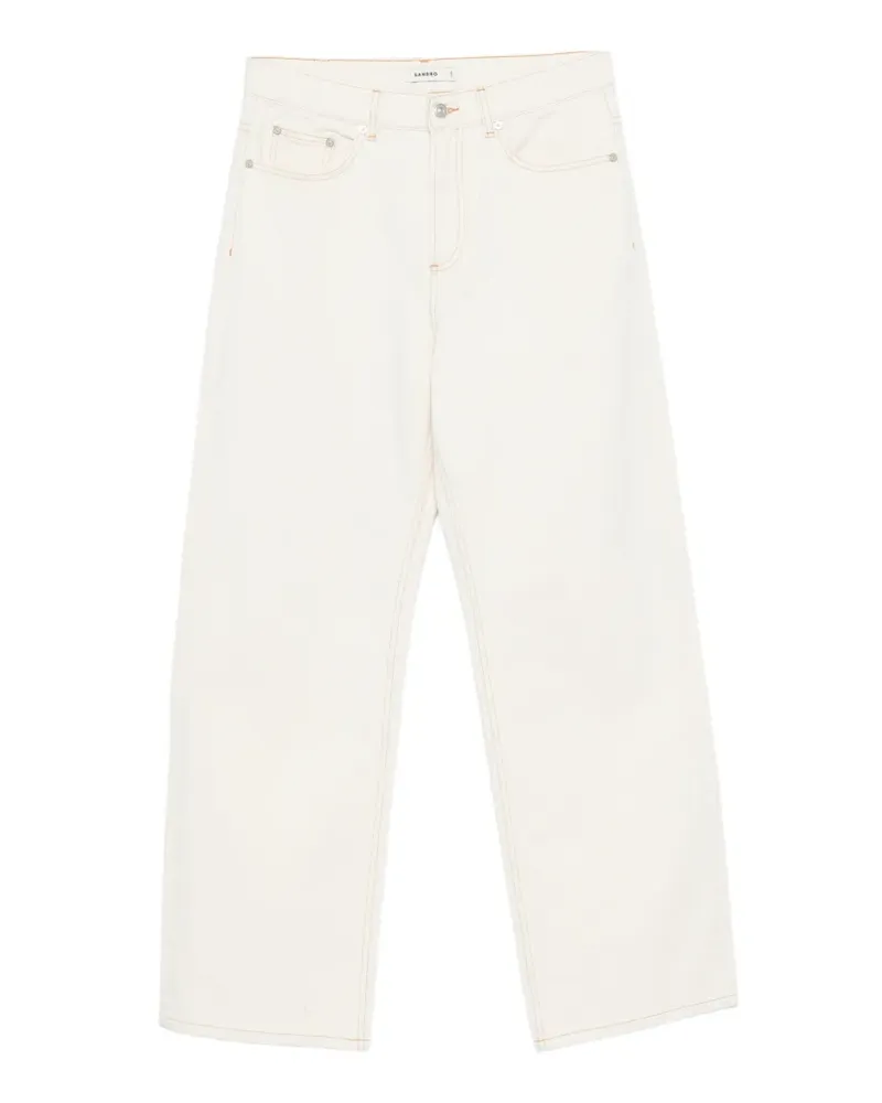 Sandro Jeans mit Kontrastnähten - Nude Nude