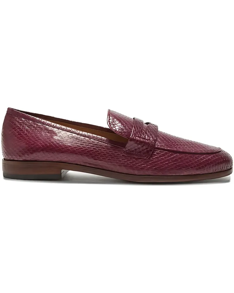 Maliparmi textured strap loafers - Violett Violett