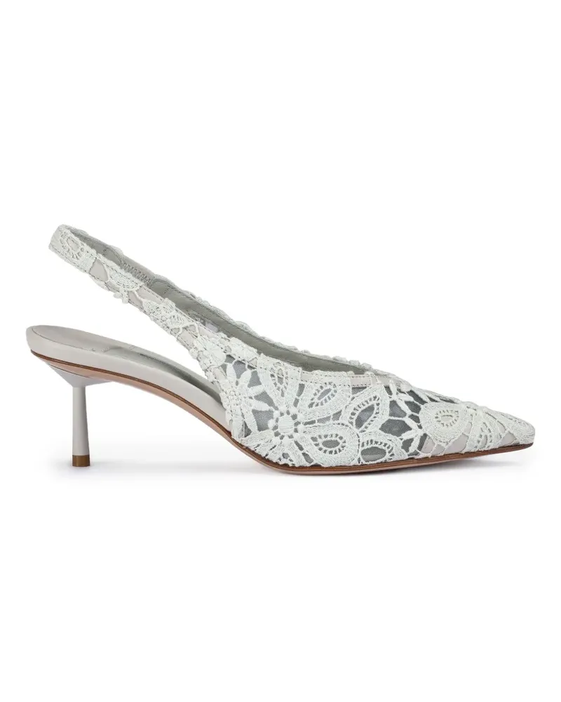 Le Silla Clivage Slingback-Pumps - Weiß Weiß
