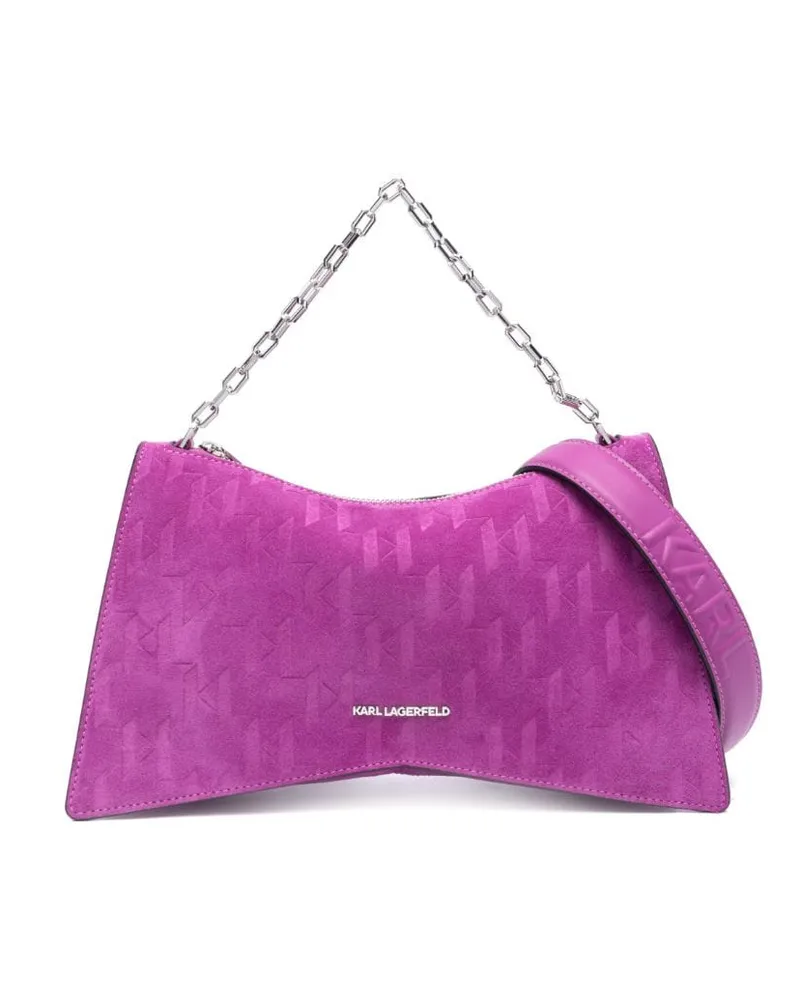 Karl Lagerfeld K/Seven Element Schultertasche - Violett Violett