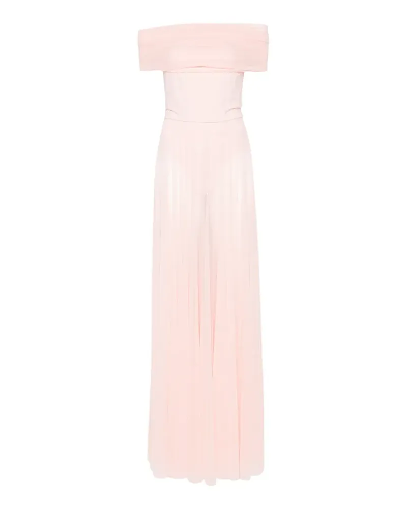 Norma Kamali cowl-neck maxi dress - Rosa Rosa