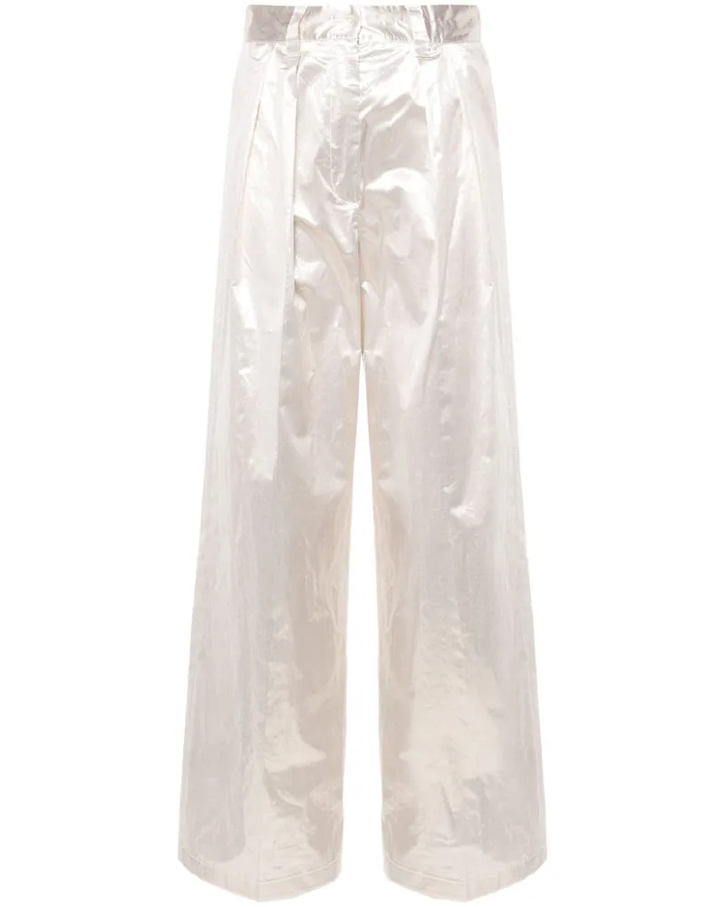 forte_forte Hose mit Taschen - Silber Silber