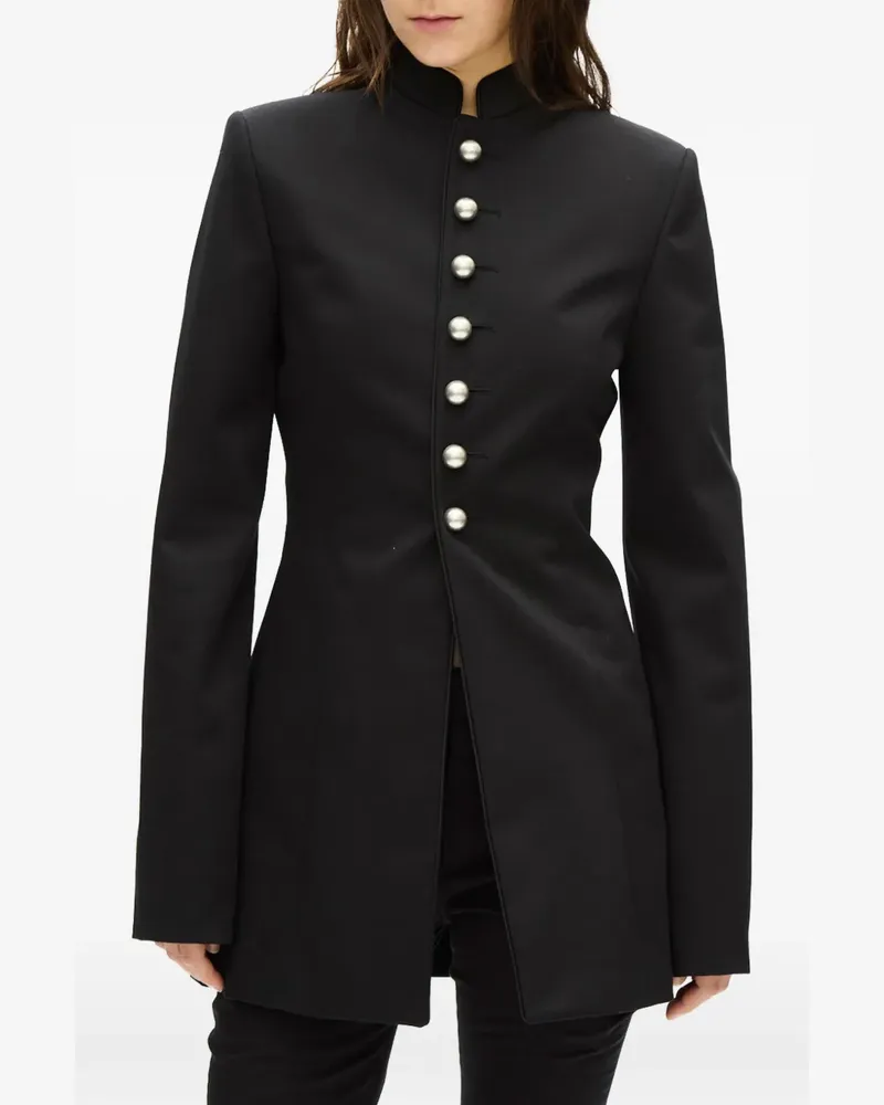 Ann Demeulemeester Yana Jacke mit Knöpfen - Schwarz Schwarz