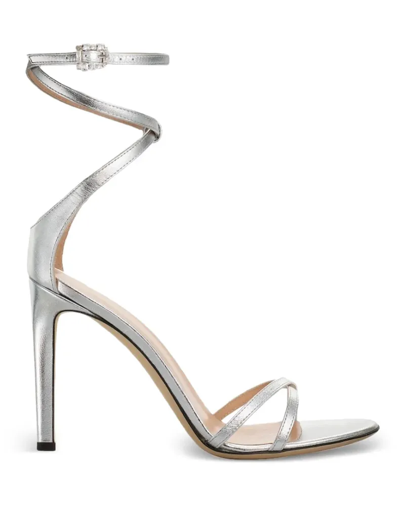 Temperley London Vixen Sandalen - Silber Silber