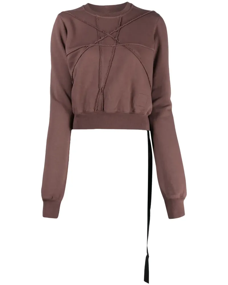 DRKSHDW by Rick Owens Cropped-Hemd aus Bio-Baumwolle - Violett Violett