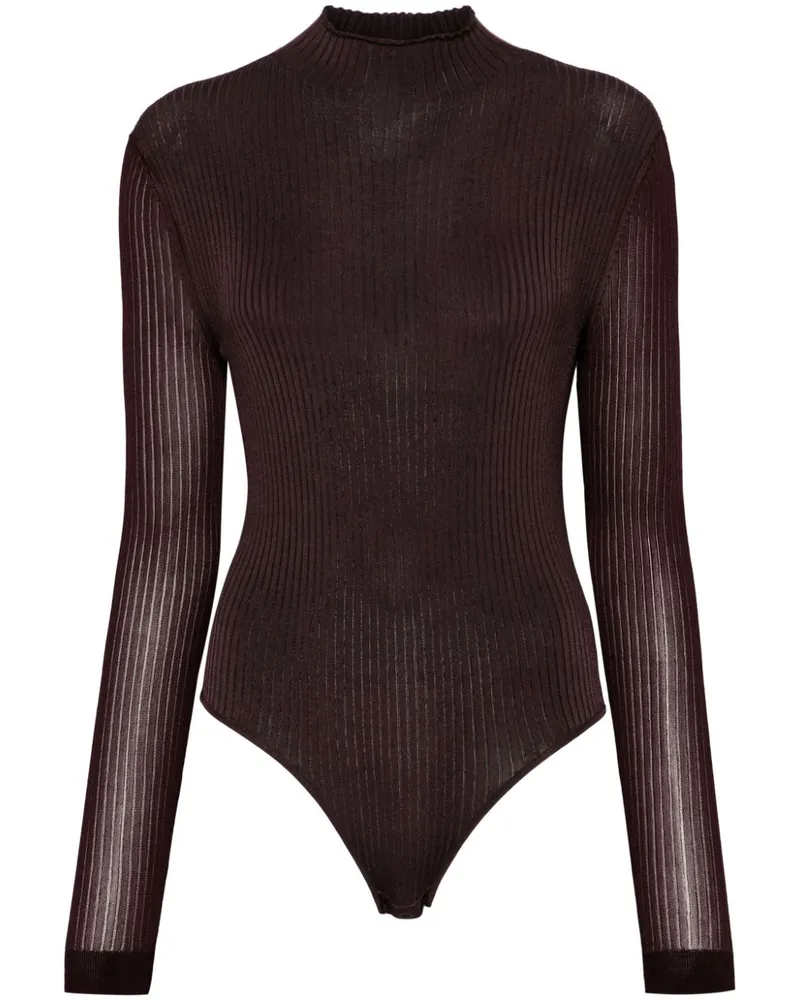 Fendi Gerippter Body - Violett Violett