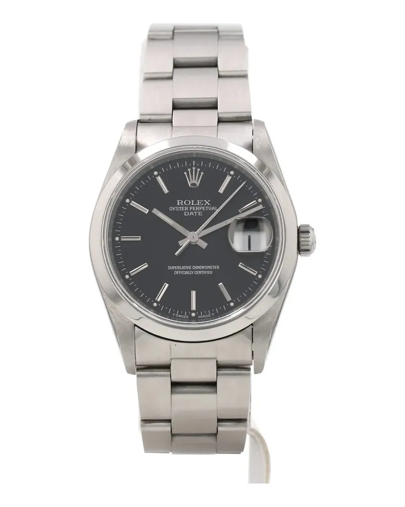 Rolex 1995 Oyster Perpetual Date 34mm watch - Schwarz Schwarz