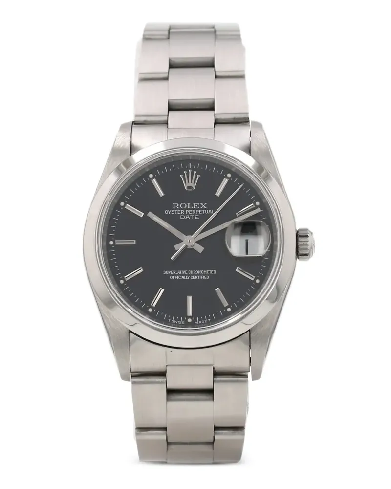 Rolex 1995 Oyster Perpetual Date 34mm watch - Schwarz Schwarz