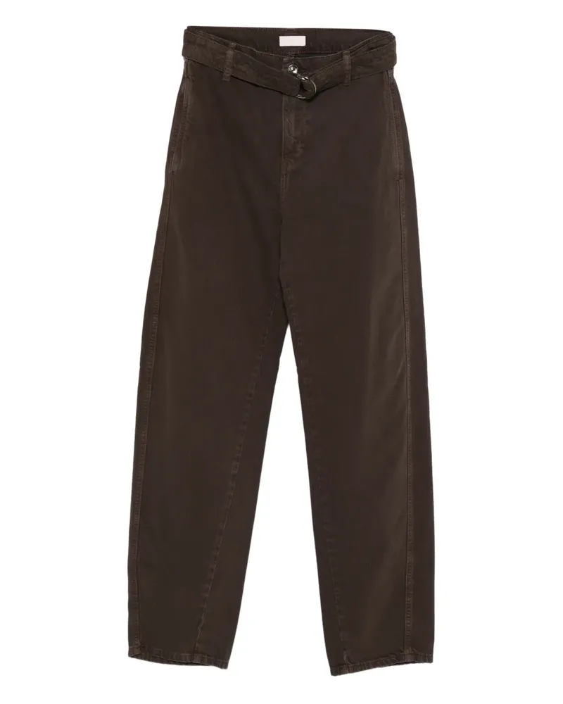 Liu Jo Taillenhose mit Seitentaschen - Braun Braun