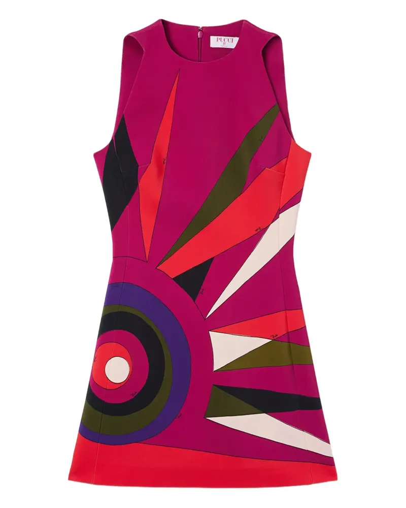 Emilio Pucci abstract-print mini dress - Rosa Rosa