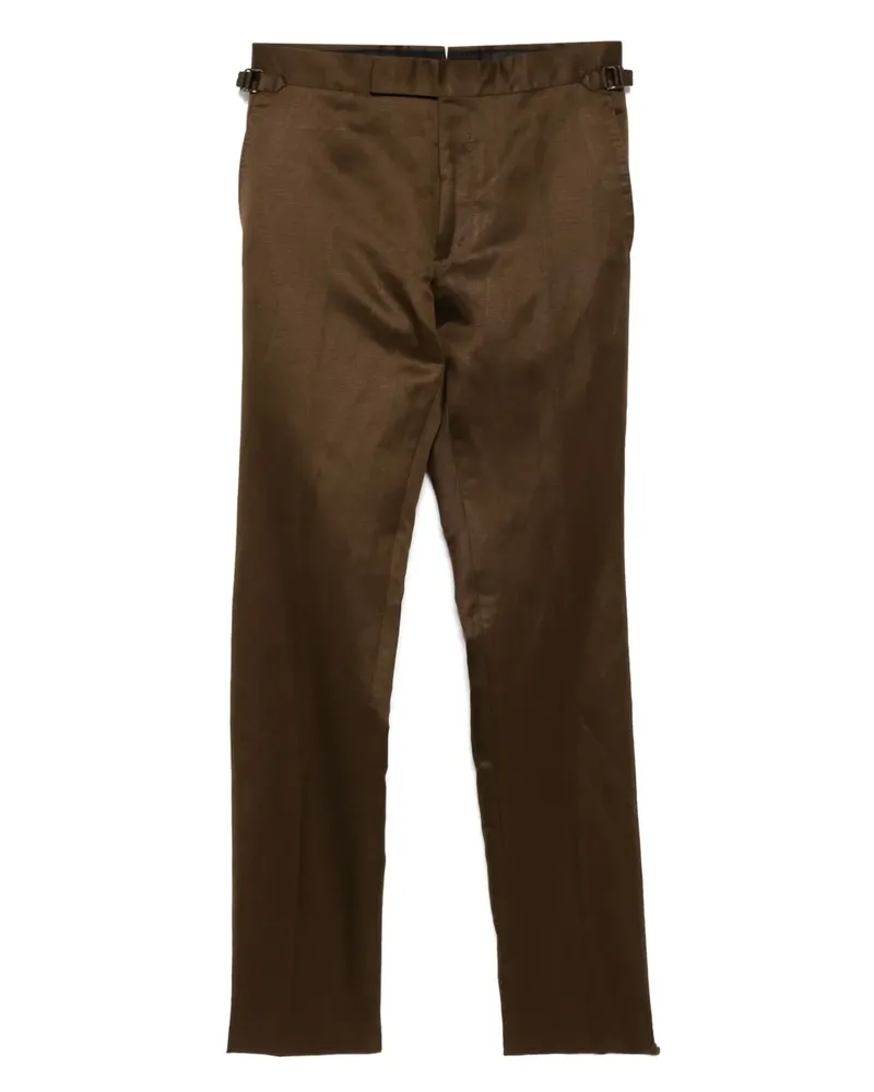 Tom Ford Hose mit Tapered-Bein - Braun Braun