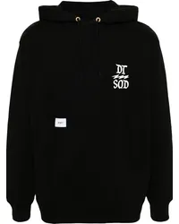 WTAPS Hoodie mit Logo-Print Schwarz