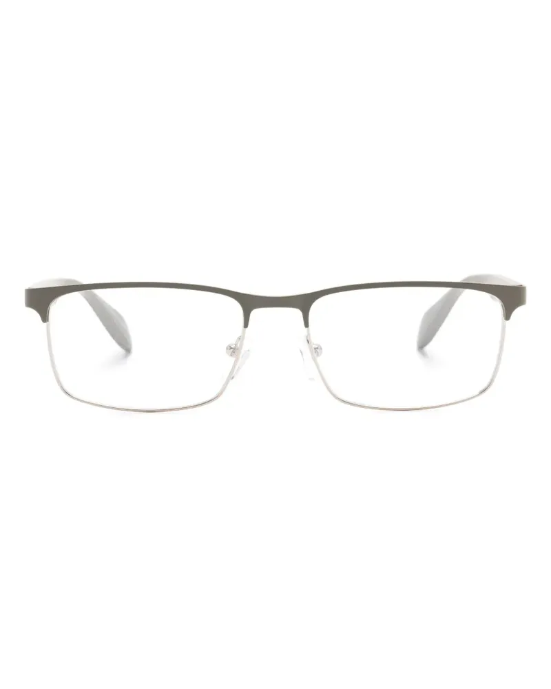 Emporio Armani Brille mit eckigem Gestell - Grau Grau
