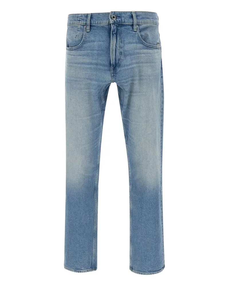 G-STAR RAW Gerade Jeans mit Logo-Patch - Blau Blau