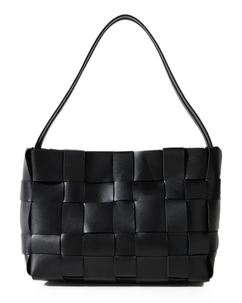 St. Agni woven mini tote bag - Schwarz Schwarz