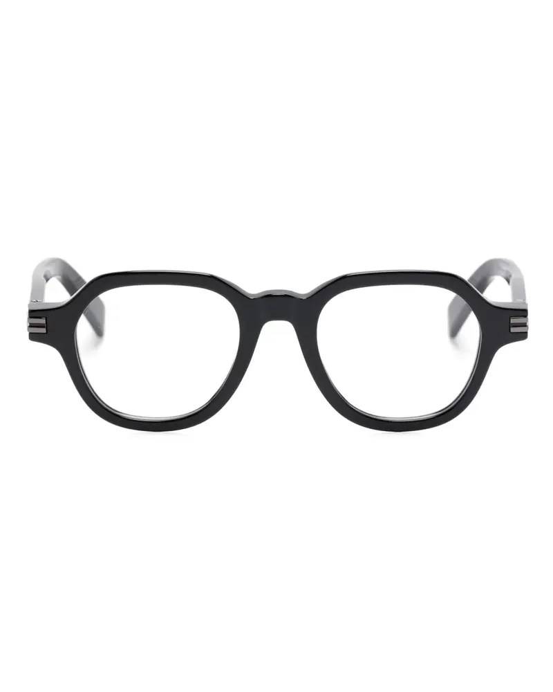 Ermenegildo Zegna Brille mit eckigem Gestell - Schwarz Schwarz