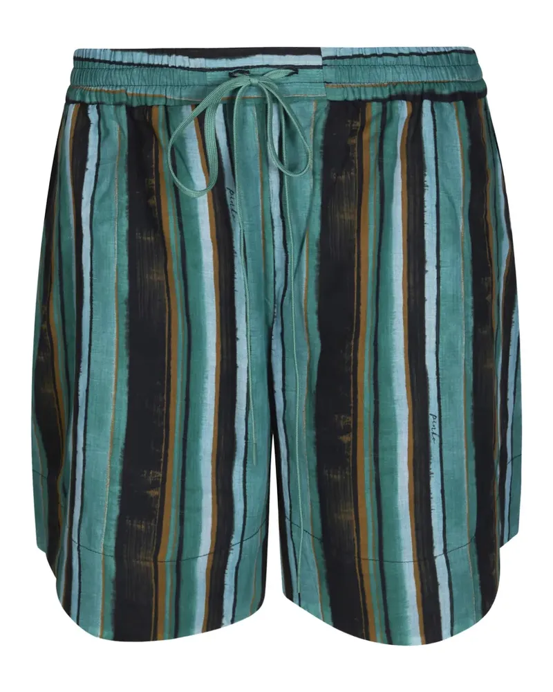 Pinko striped shorts - Blau Blau