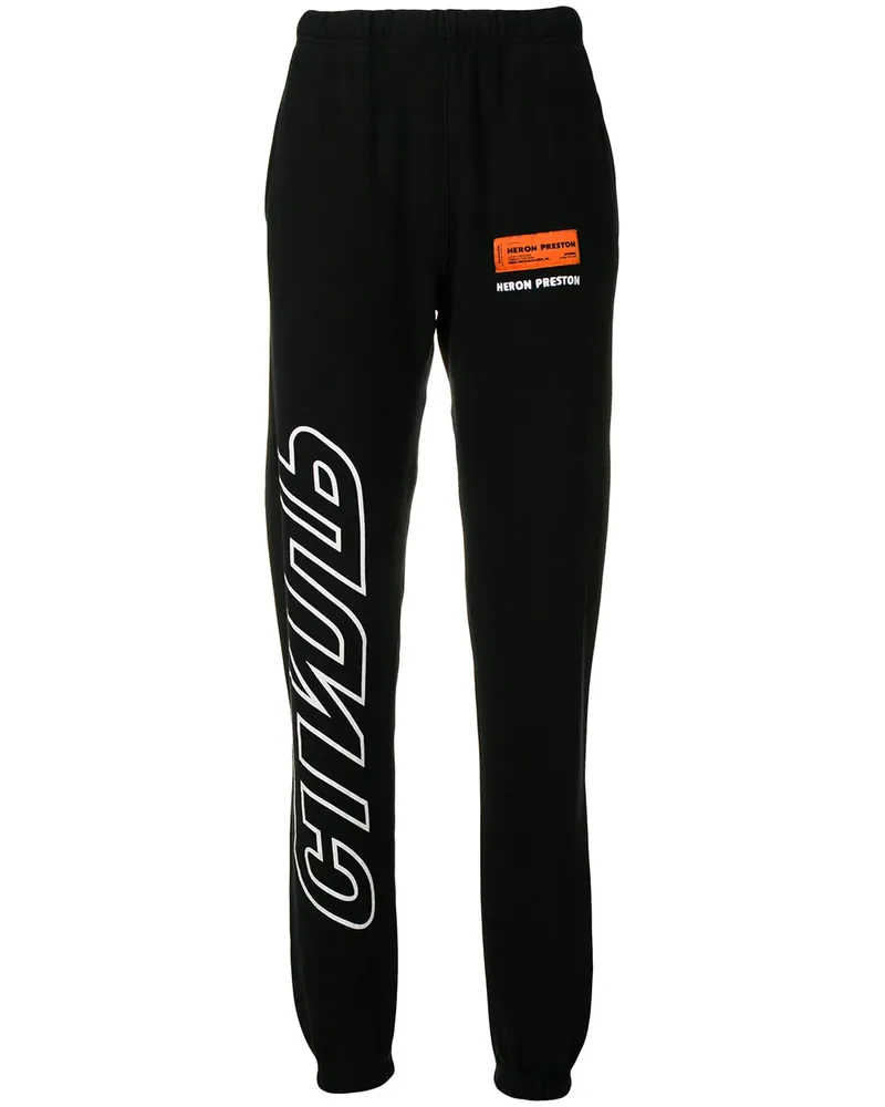 Heron Preston Jogginghose mit Logo - Schwarz Schwarz