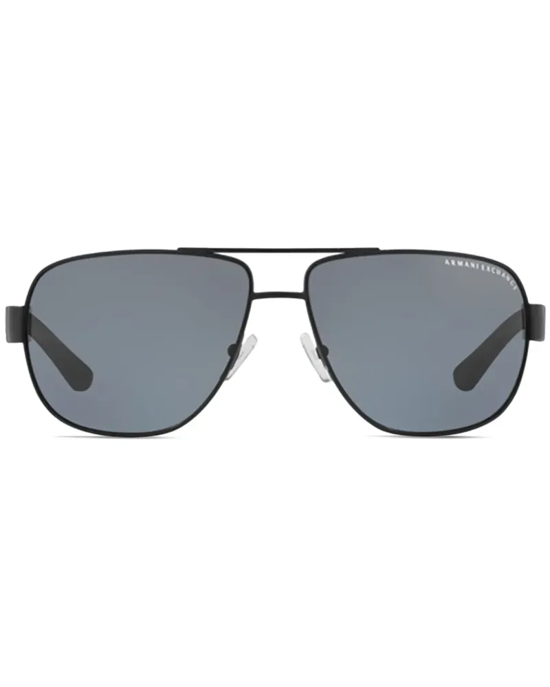 Armani Exchange Getönte Pilotenbrille - Schwarz Schwarz