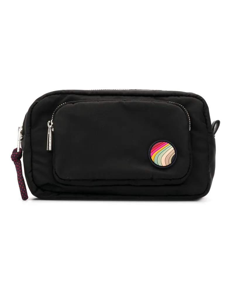Paul Smith Kosmetiktasche mit Zwei-Wege-Reißverschluss - Schwarz Schwarz