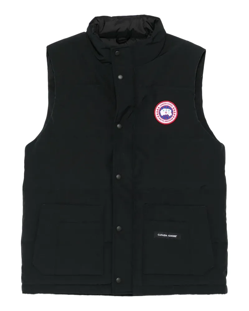 Canada Goose Freestyle Weste mit aufgesetzten Taschen - Schwarz Schwarz